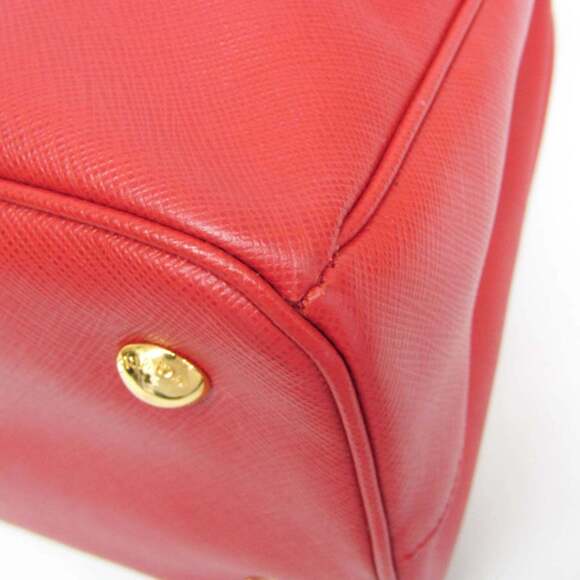 Prada Saffiano Galleria BN1874 Women's Leather Handbag,Shoulder Bag Fuoco,Red... - Picture 5 of 16